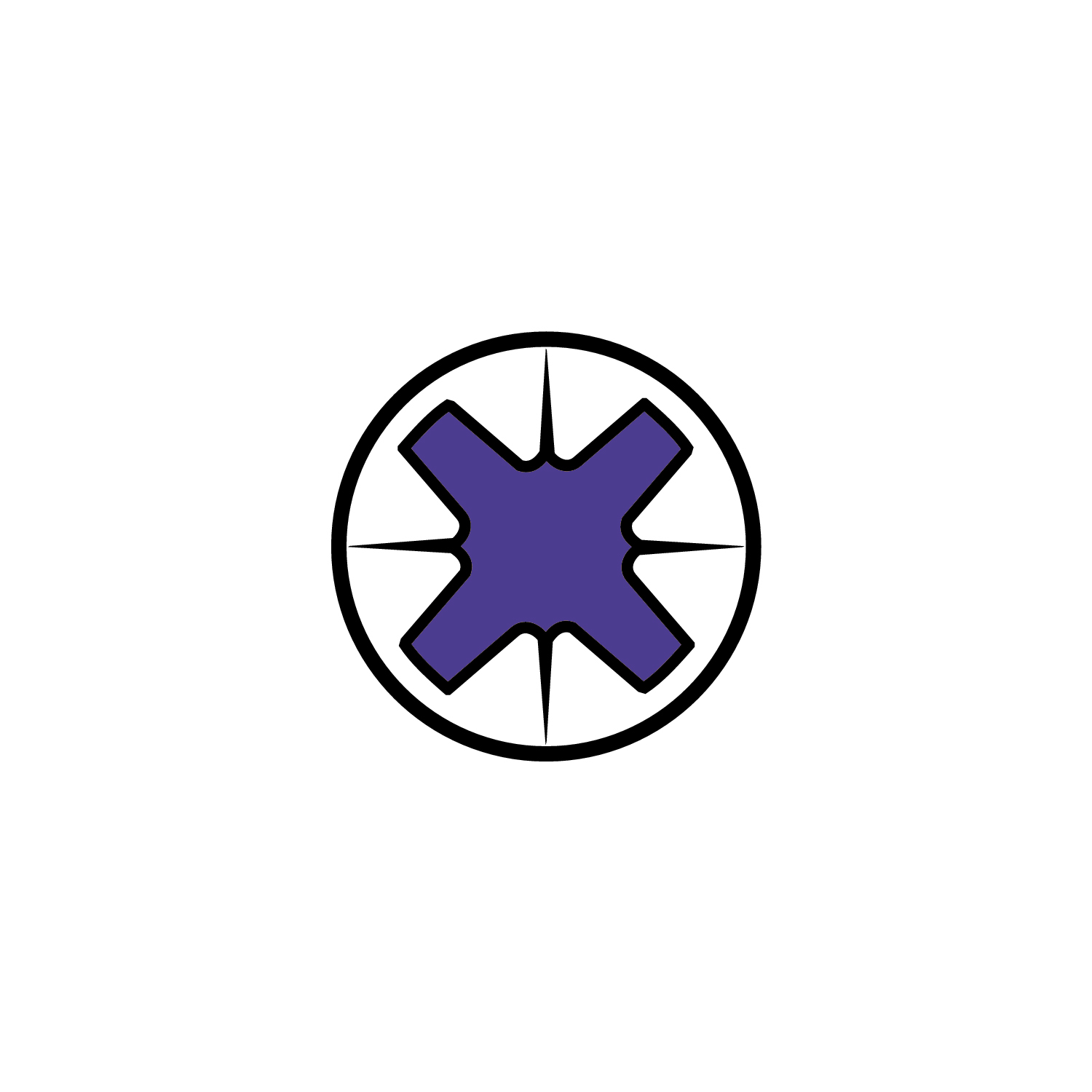 WGB Schraubenzieher Set – Schraubendreher Schlitz Kreuz, S-2 Stahl verchromt – 6-teilig